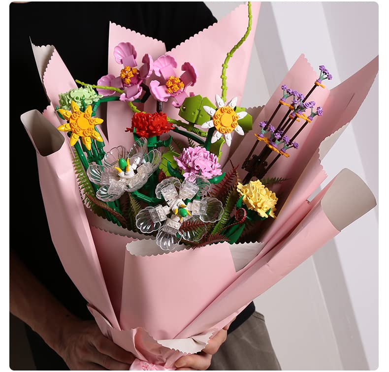 Amazon.co.jp: WEAREWE フラワーブーケビルディングブロック